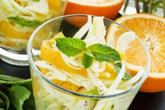 Fenchelsalat mit Orangenspalten