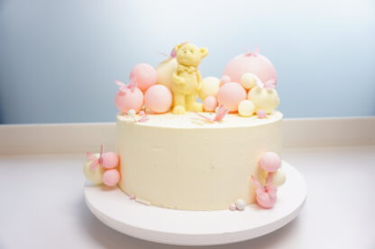 Birthday Cake "Teddy and Butterflies"